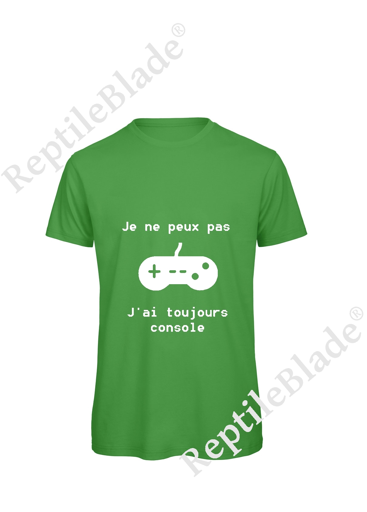 Miniature T-shirt homme "Je peux pas j'ai toujours console"