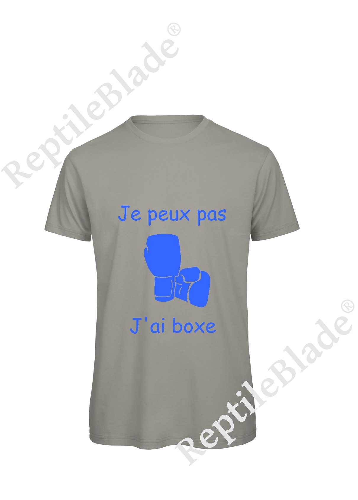 Miniature T-shirt homme "Je peux pas j'ai boxe"