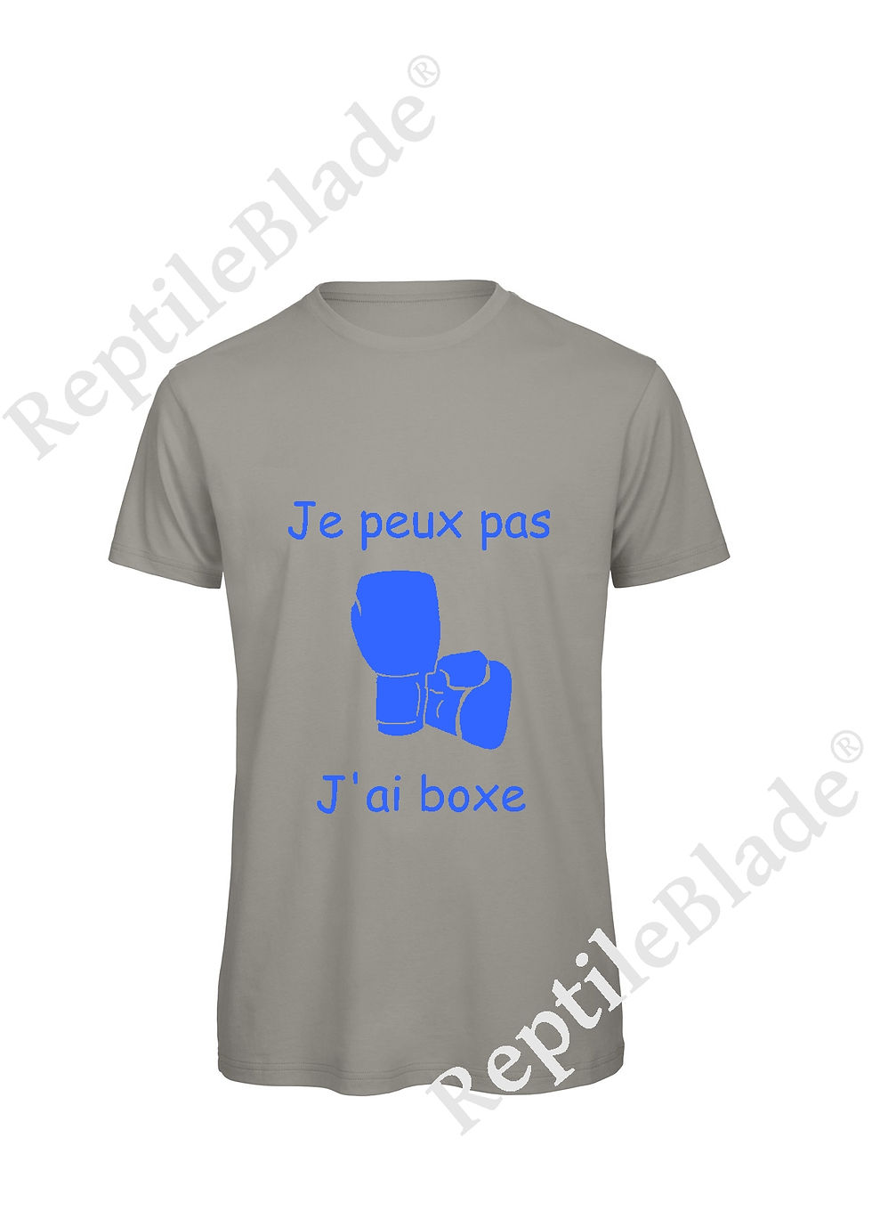 Thumbnail: T-shirt homme "Je peux pas j'ai boxe"