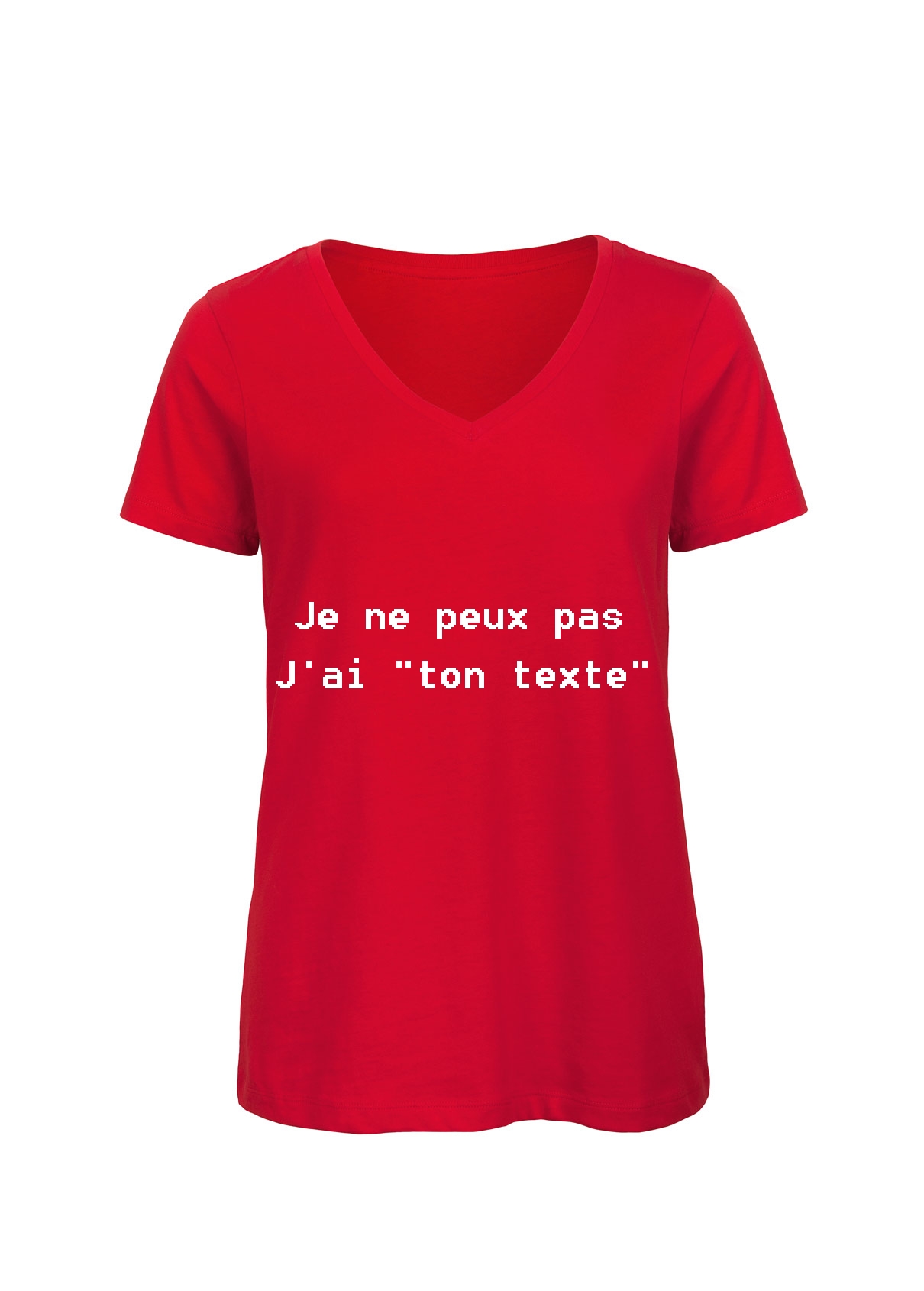 Miniature T-shirt femme "Je peux pas j'ai"