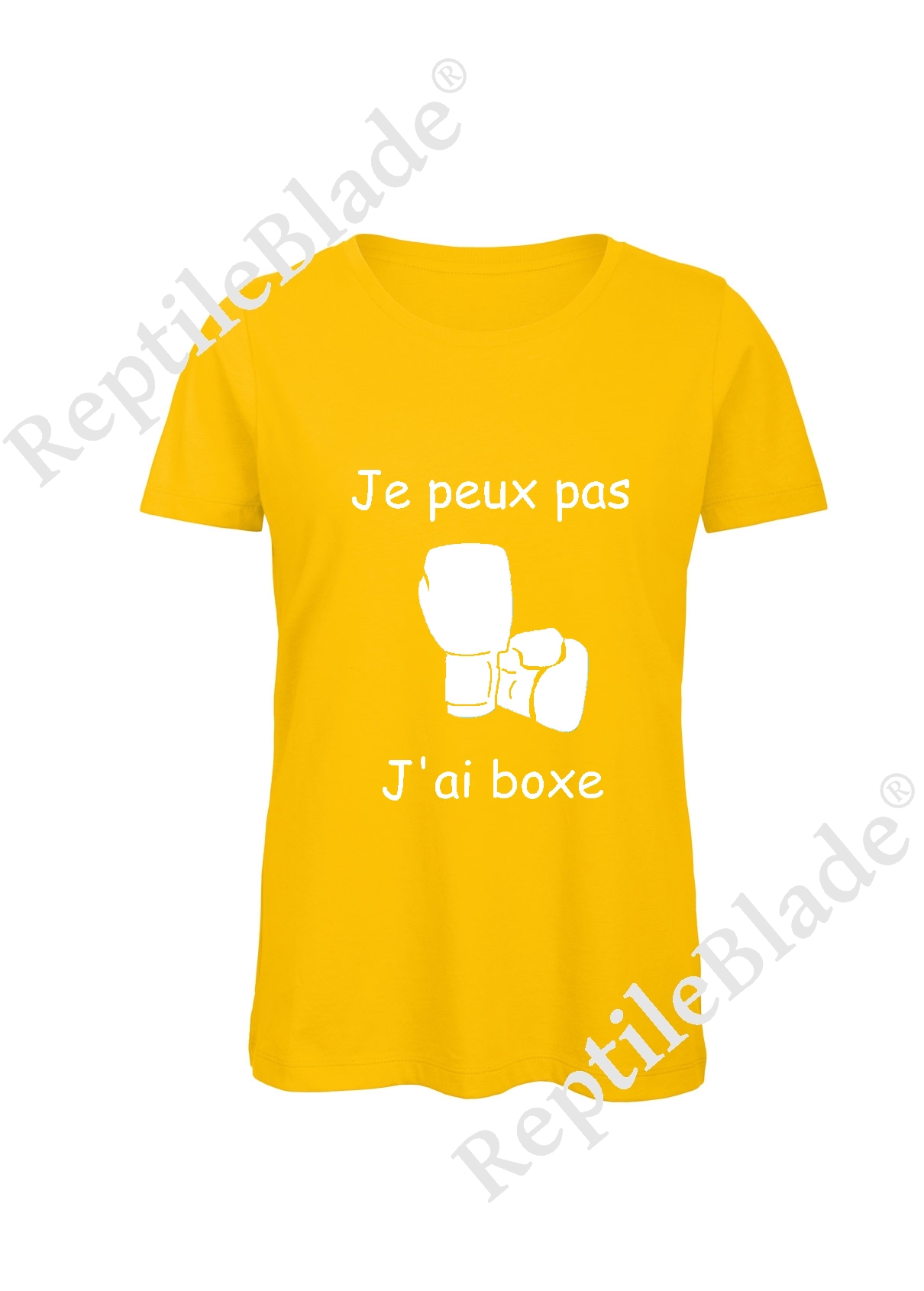Miniature T-shirt femme "Je peux pas j'ai boxe"