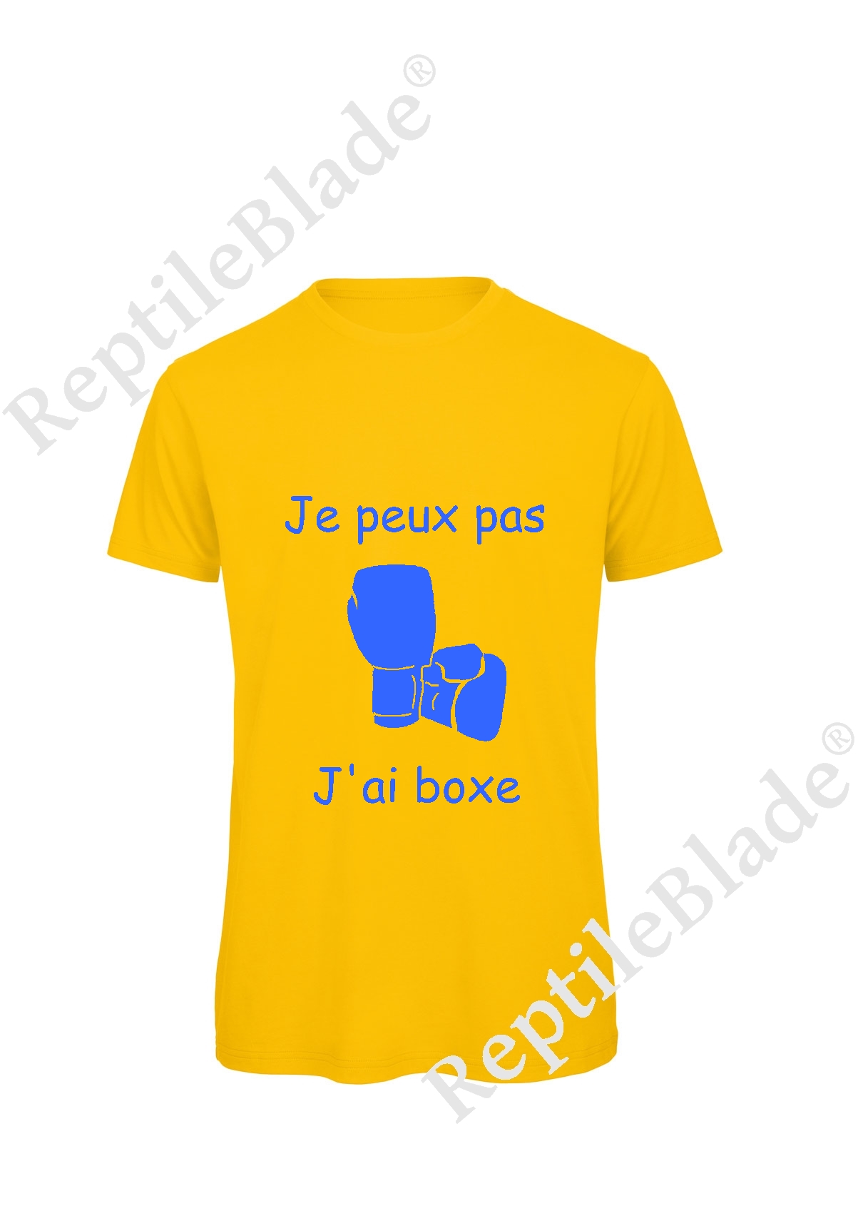 Miniature T-shirt homme "Je peux pas j'ai boxe"