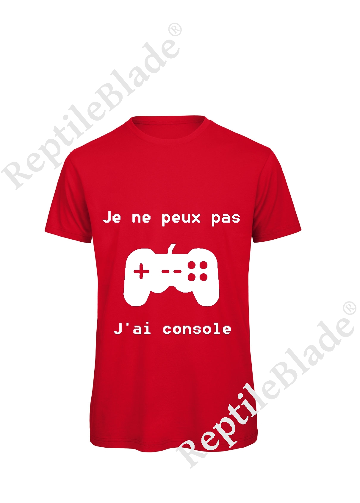Miniature T-shirt homme "Je peux pas j'ai console"