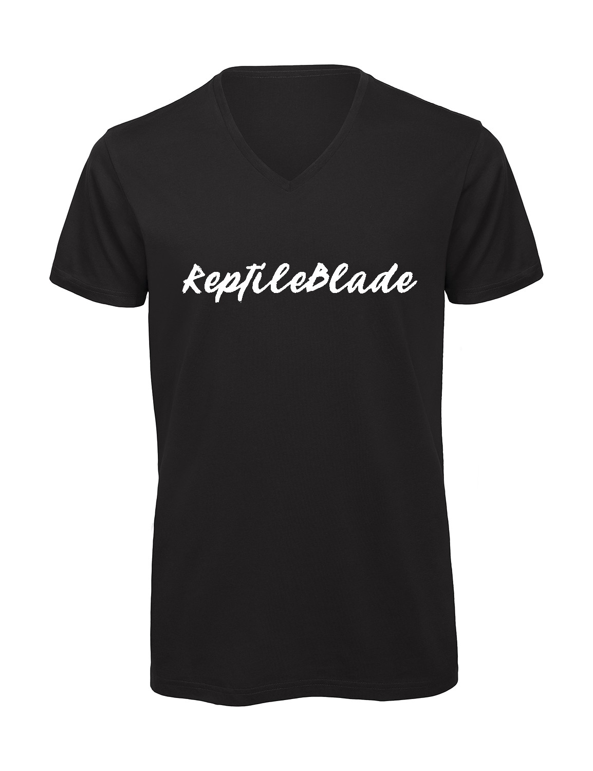 Miniature T-shirt homme col v "ReptileBlade"
