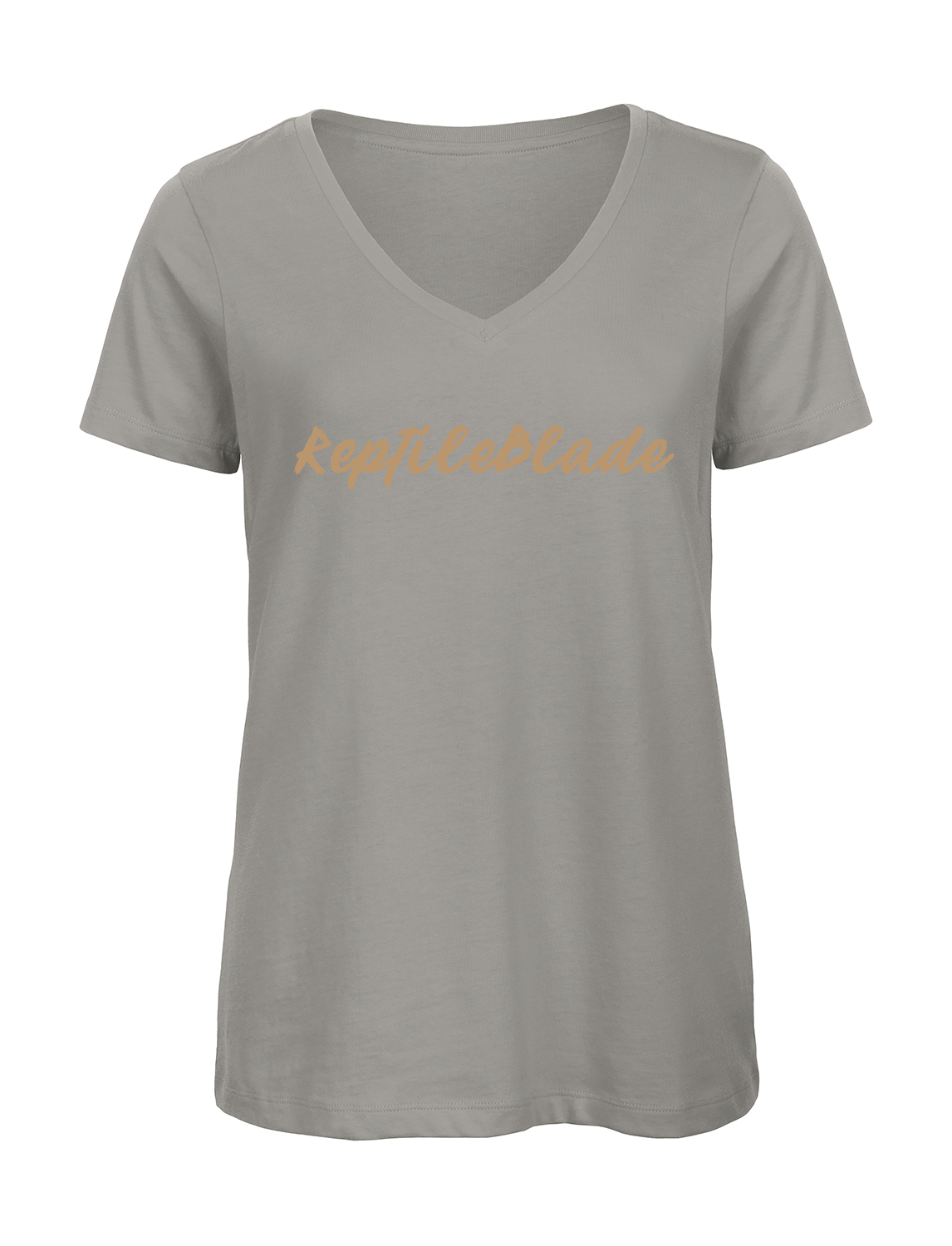 Miniature T-shirt femme col v "ReptileBlade"
