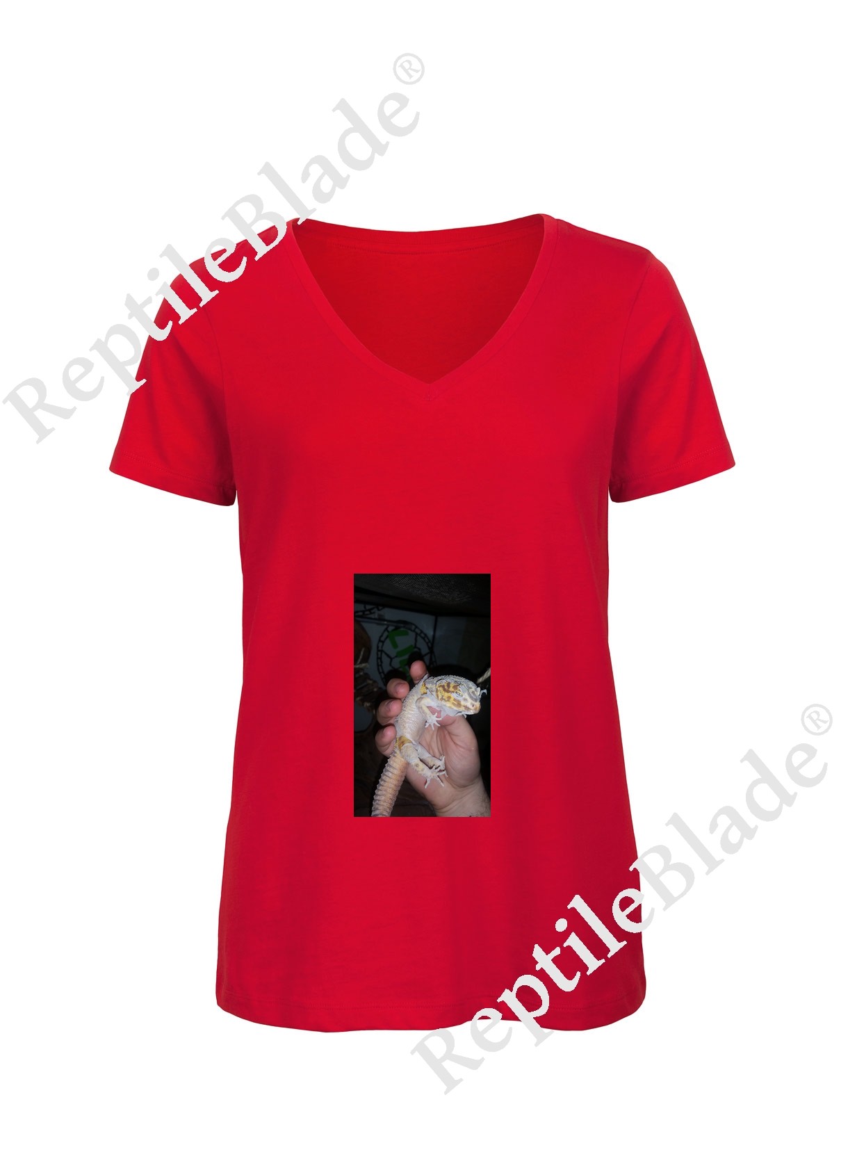 Miniature T-shirt femme col v "Lilo tortues"