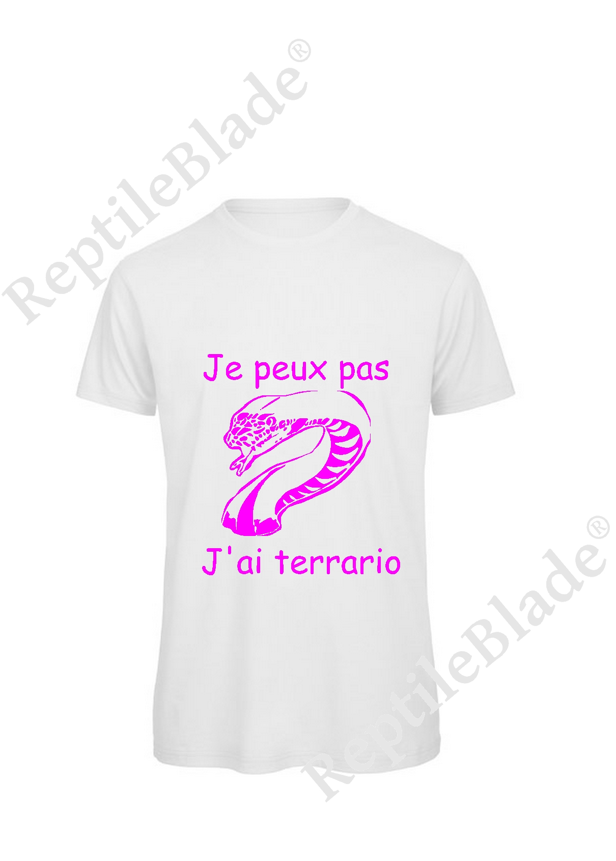 Miniature T-shirt homme "Je peux pas j'ai terrario"