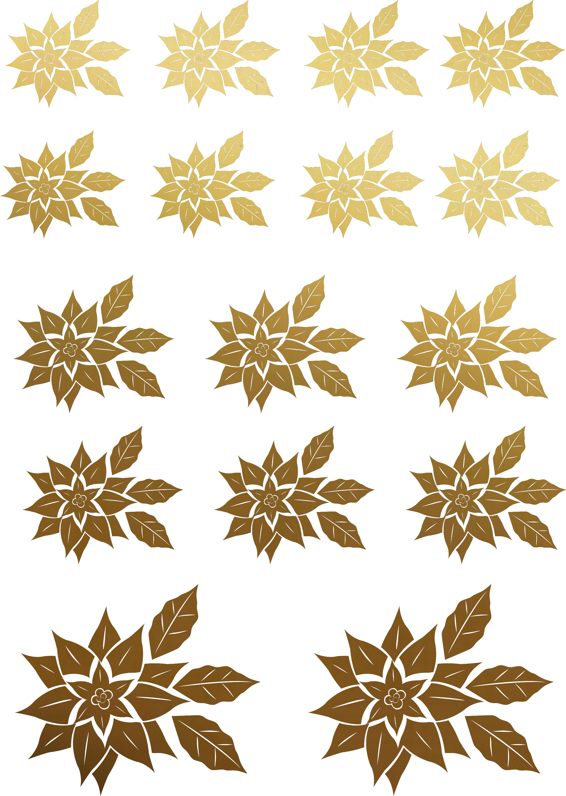 Planche de sticker vitre "fleur"