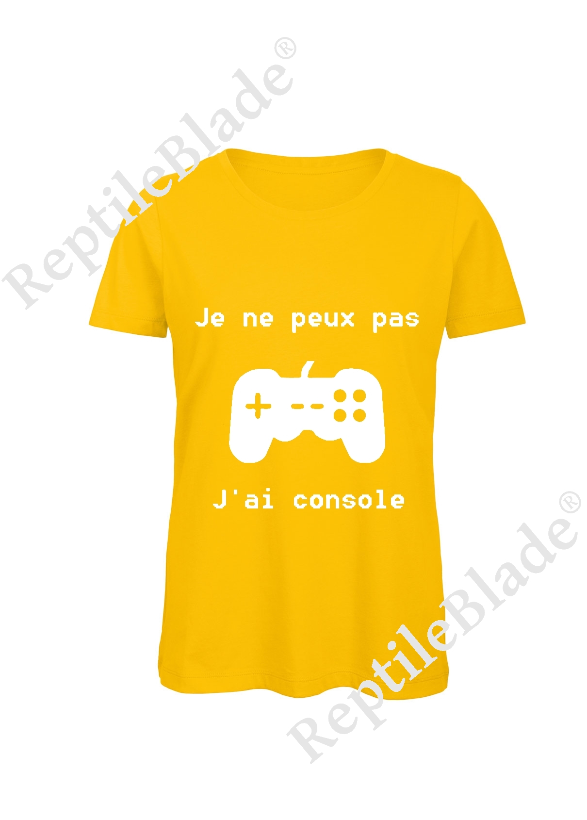 Miniature T-shirt femme "Je peux pas j'ai console"