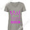 Miniature : T-shirt femme col v "queen"