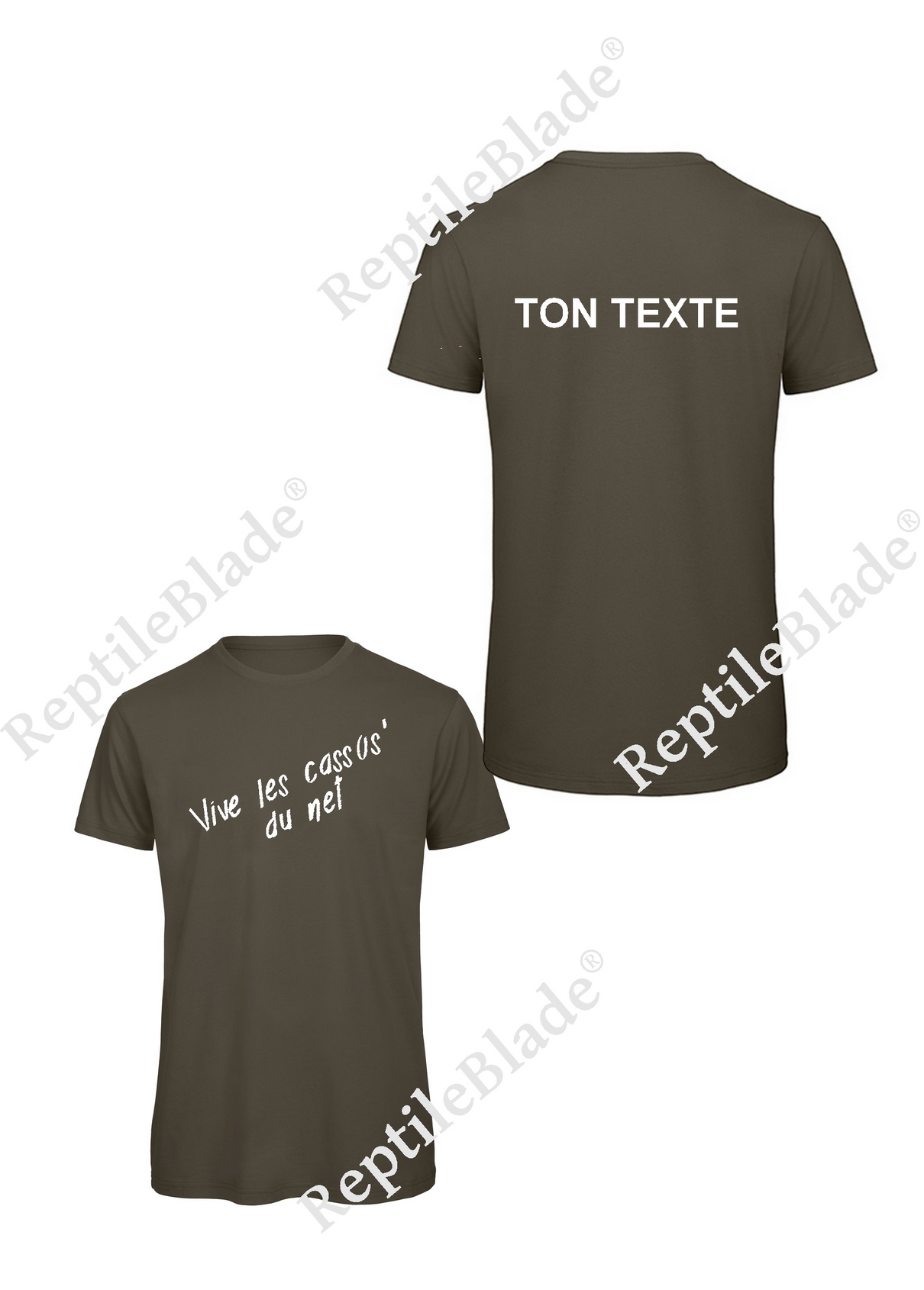 Miniature T-shirt homme "Vive les cassos' du net"