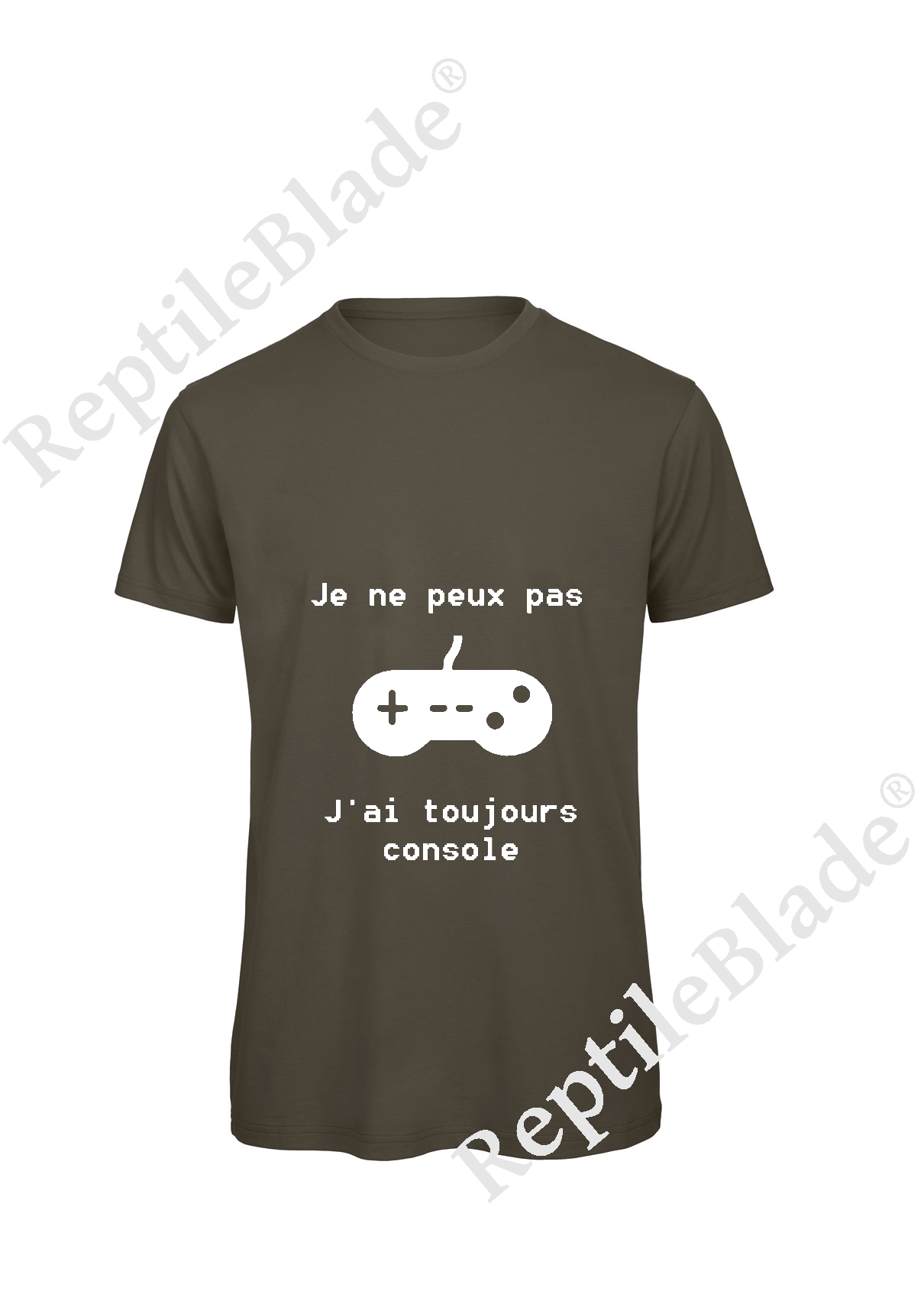 Miniature T-shirt homme "Je peux pas j'ai toujours console"