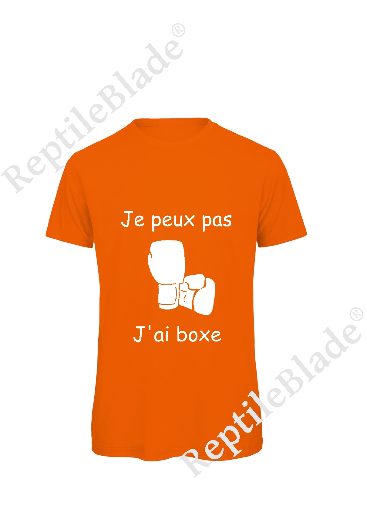 Miniature T-shirt homme "Je peux pas j'ai boxe"