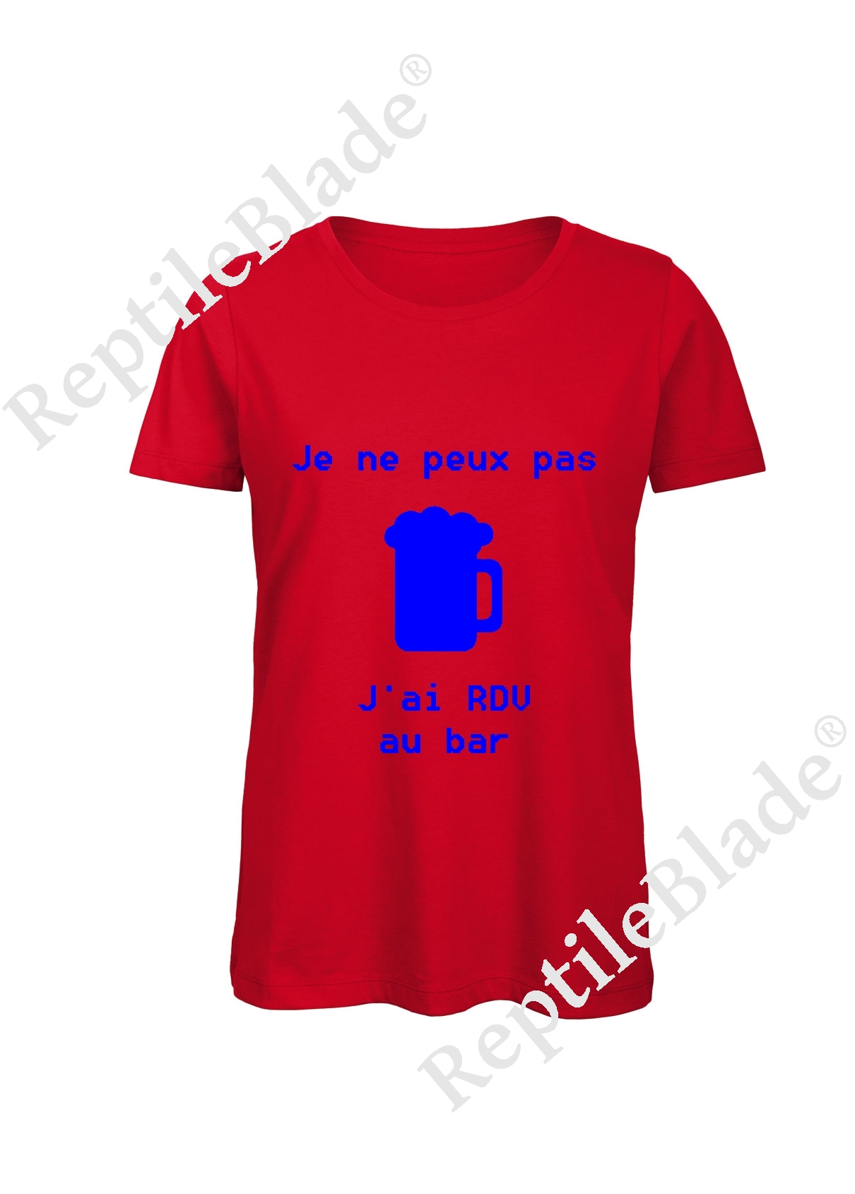 Miniature T-shirt femme "Je peux pas j'ai encore rdv au bar