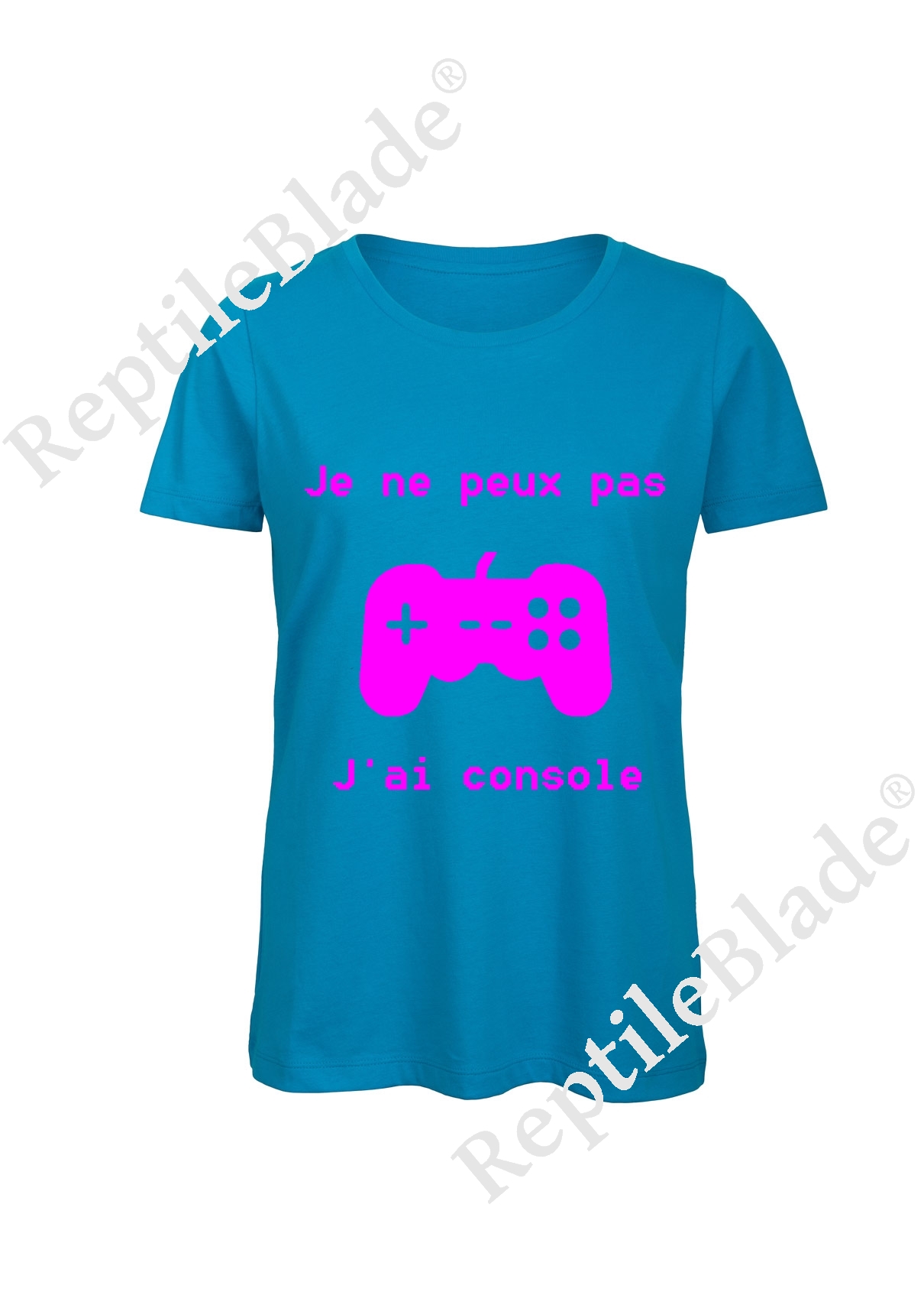 Miniature T-shirt femme "Je peux pas j'ai console"