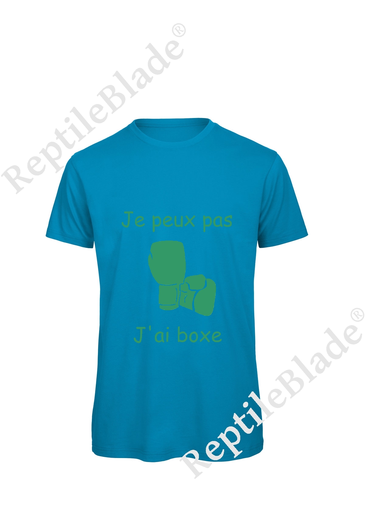 Miniature T-shirt homme "Je peux pas j'ai boxe"