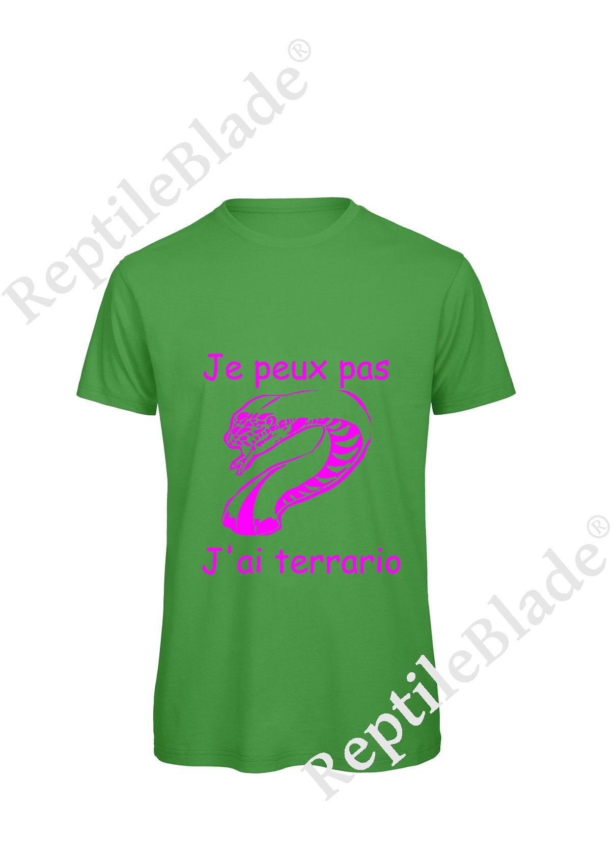 Miniature T-shirt homme "Je peux pas j'ai terrario"