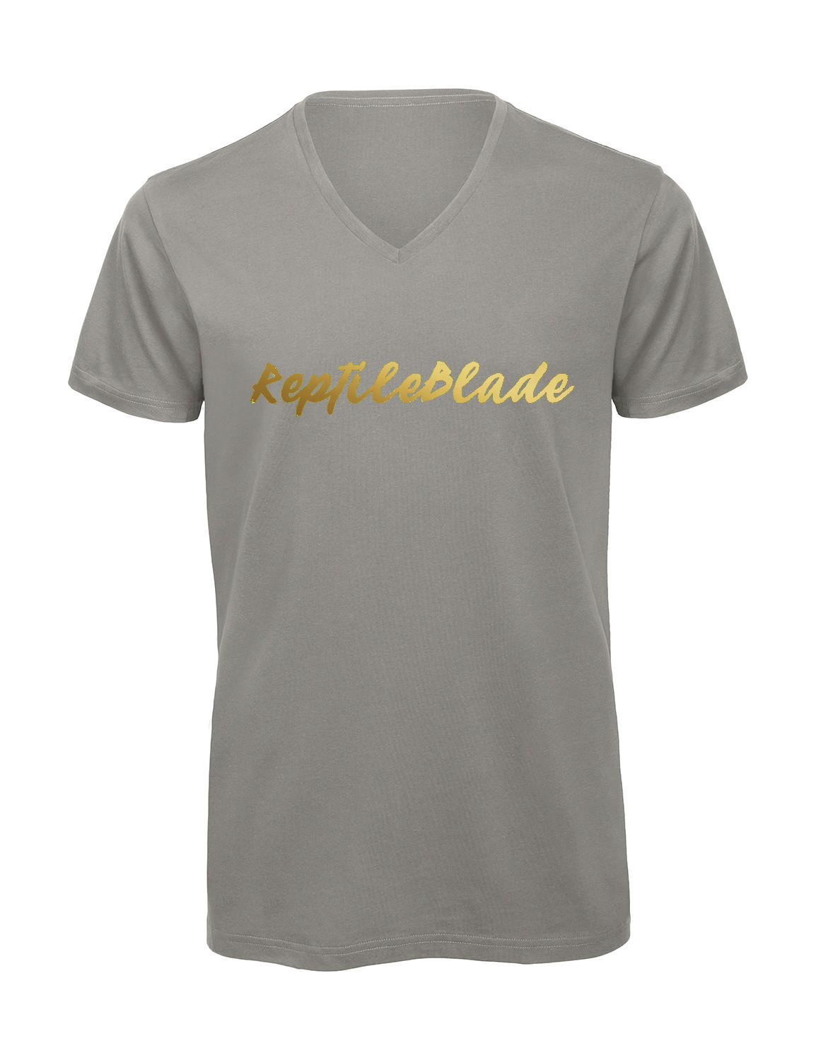 Miniature T-shirt homme col v "Reptileblade"