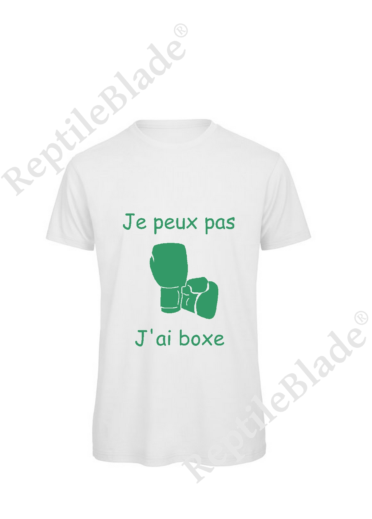 Miniature T-shirt homme "Je peux pas j'ai boxe"