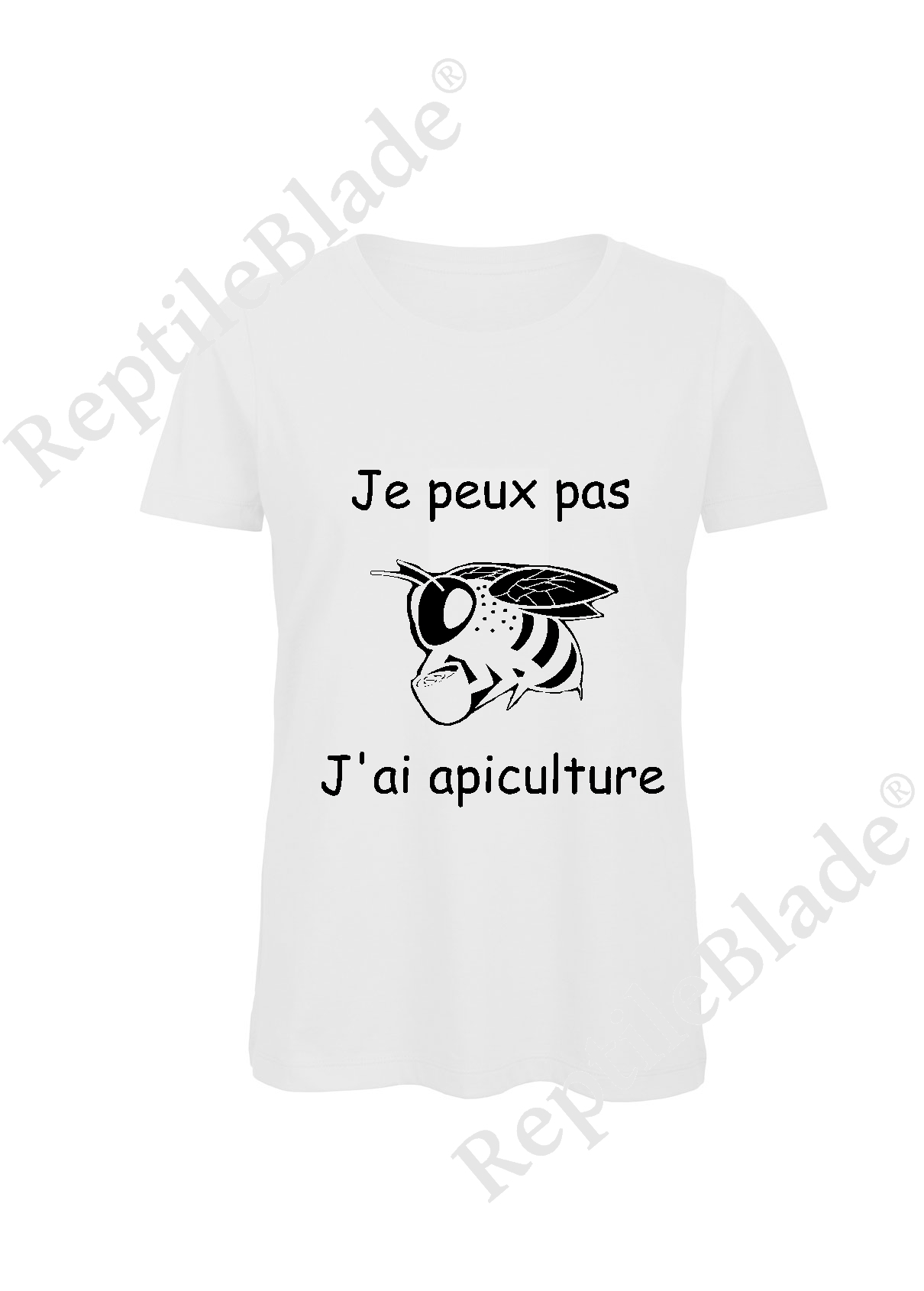 Miniature T-shirt femme "Je peux pas j'ai apiculture"