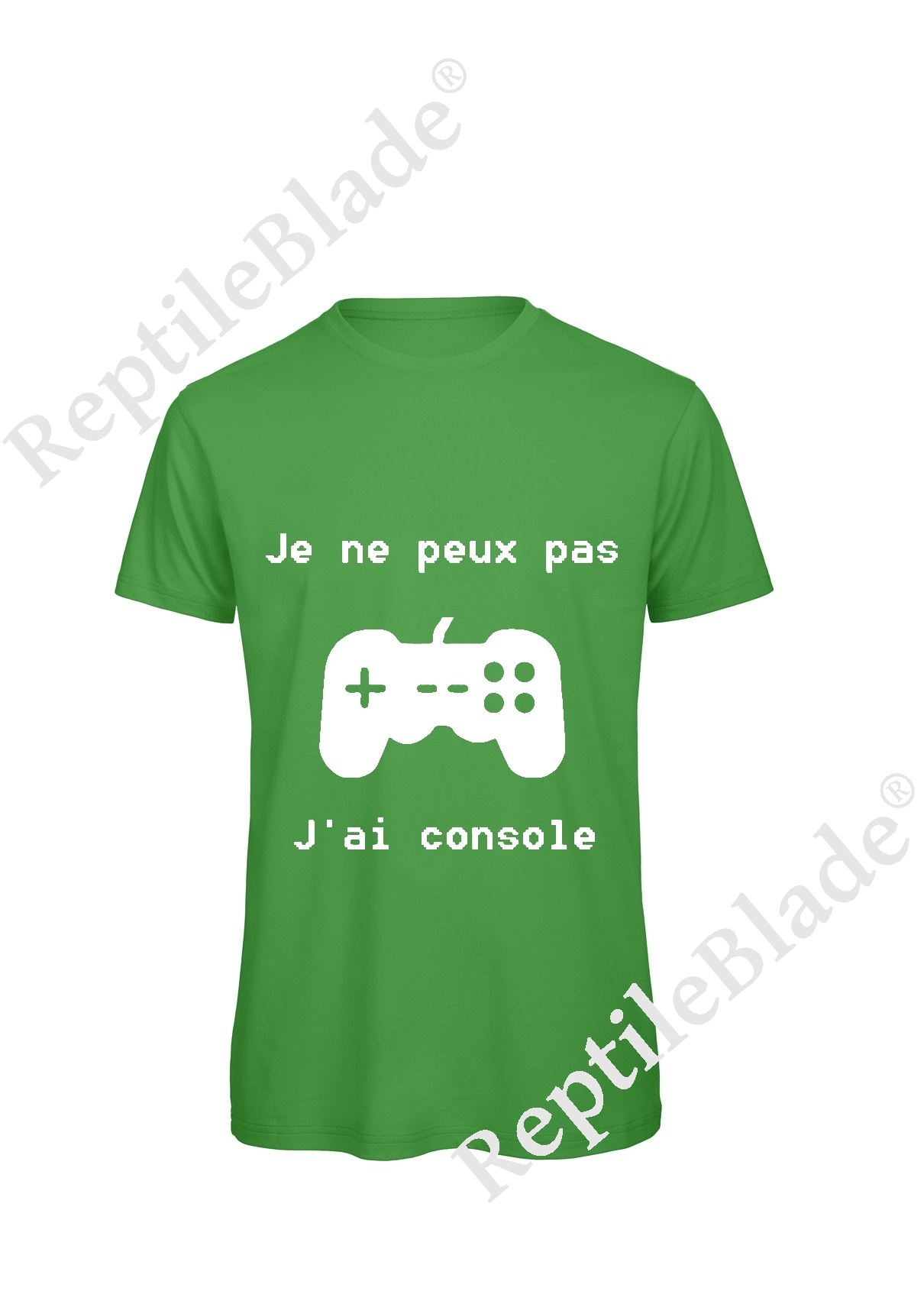 Miniature T-shirt homme "Je peux pas j'ai console"
