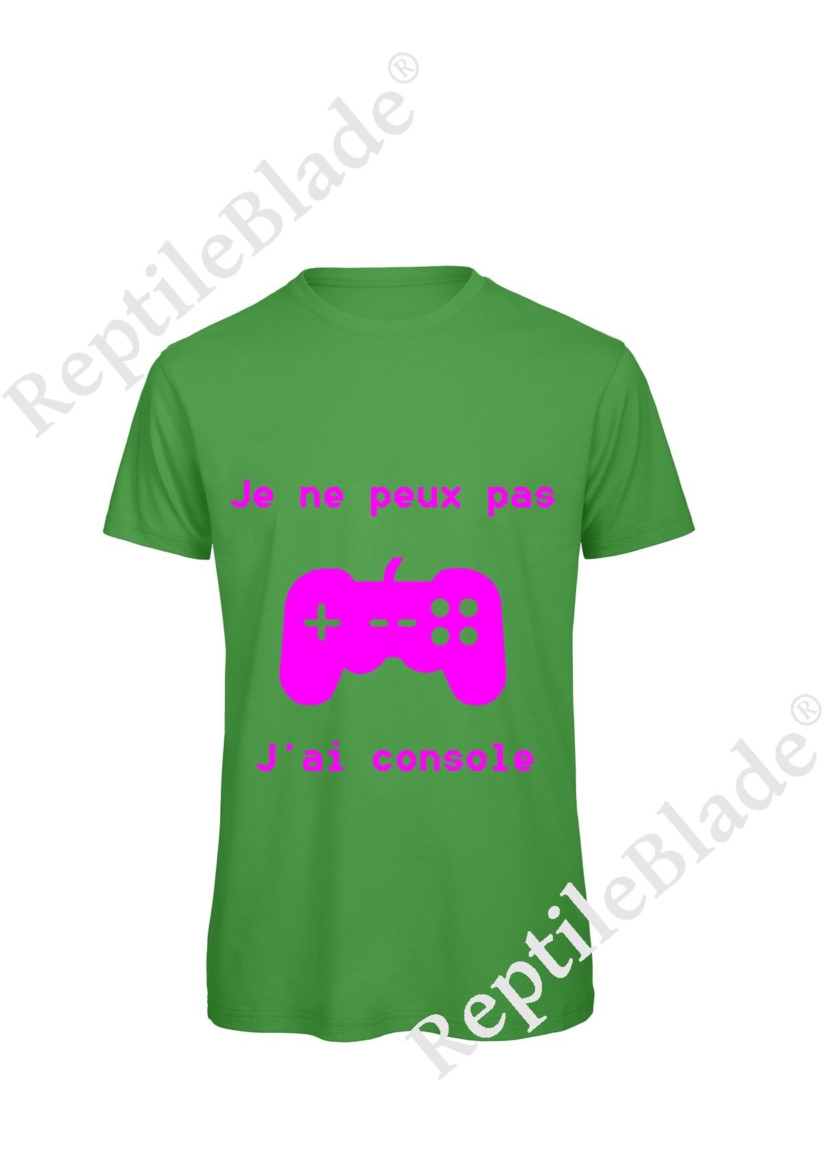 Miniature T-shirt homme "Je peux pas j'ai console"