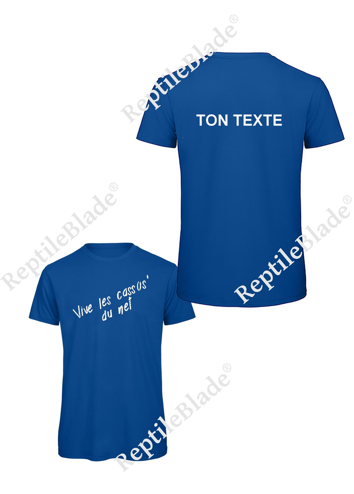 T-shirt homme "Vive les cassos' du net"