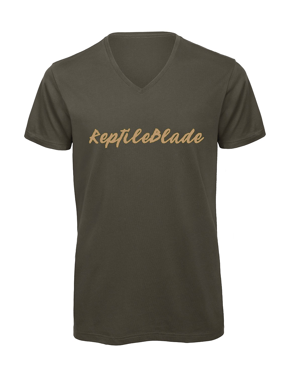 섬네일: T-shirt homme col v "Reptileblade"
