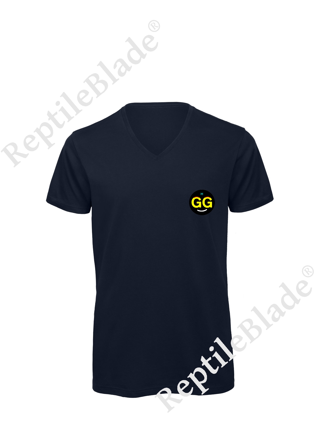 Miniature T-shirt homme col v "Hargfarth GG"
