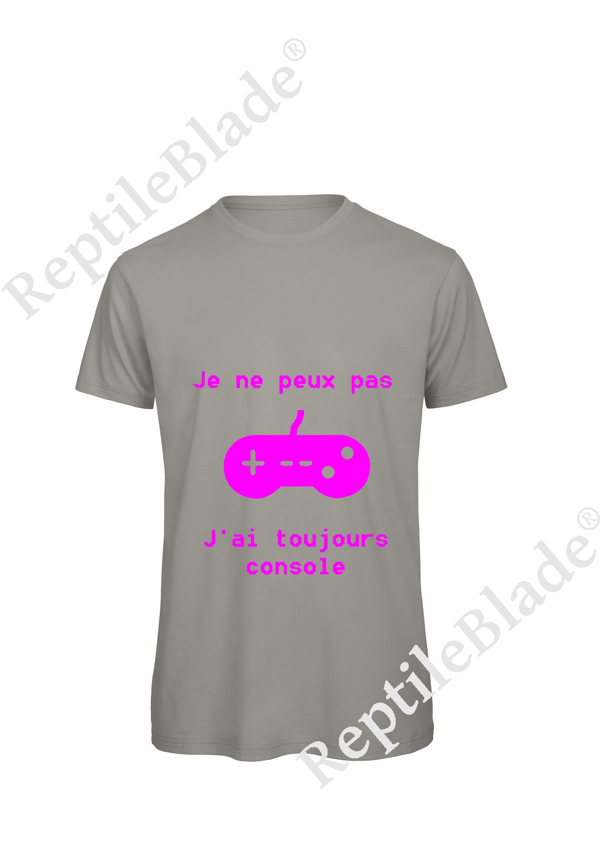 Miniature T-shirt homme "Je peux pas j'ai toujours console"