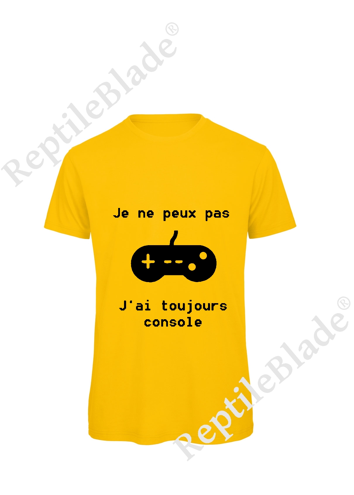 Miniature T-shirt homme "Je peux pas j'ai toujours console"