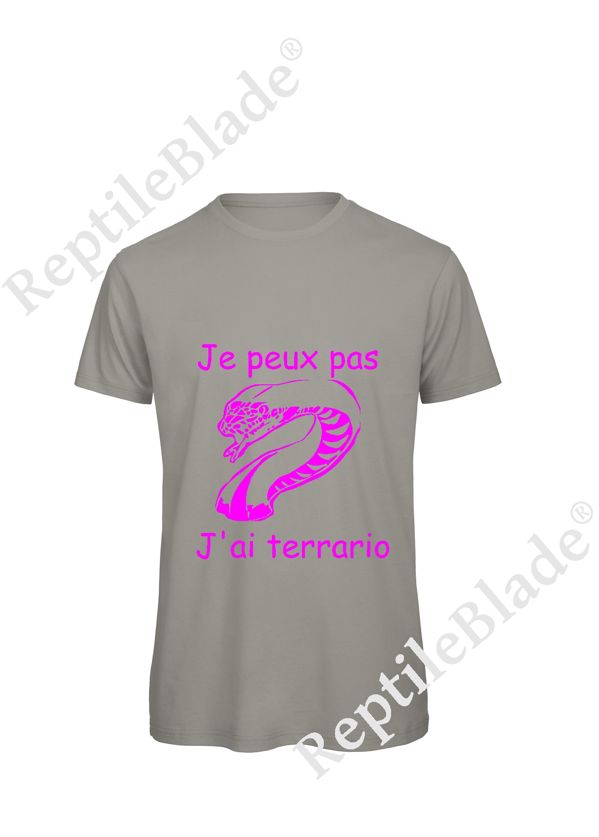 Miniature T-shirt homme "Je peux pas j'ai terrario"