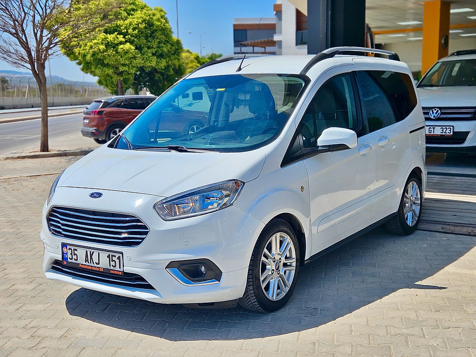 Küçük resim: 2019 Model Ford Tourneo Courier 1.5 TDCi 100 Hp Titanium Plus Beyaz