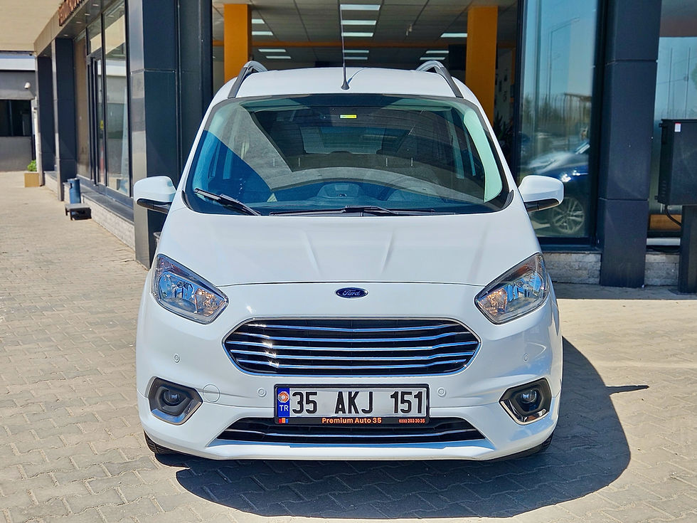 Küçük resim: 2019 Model Ford Tourneo Courier 1.5 TDCi 100 Hp Titanium Plus Beyaz