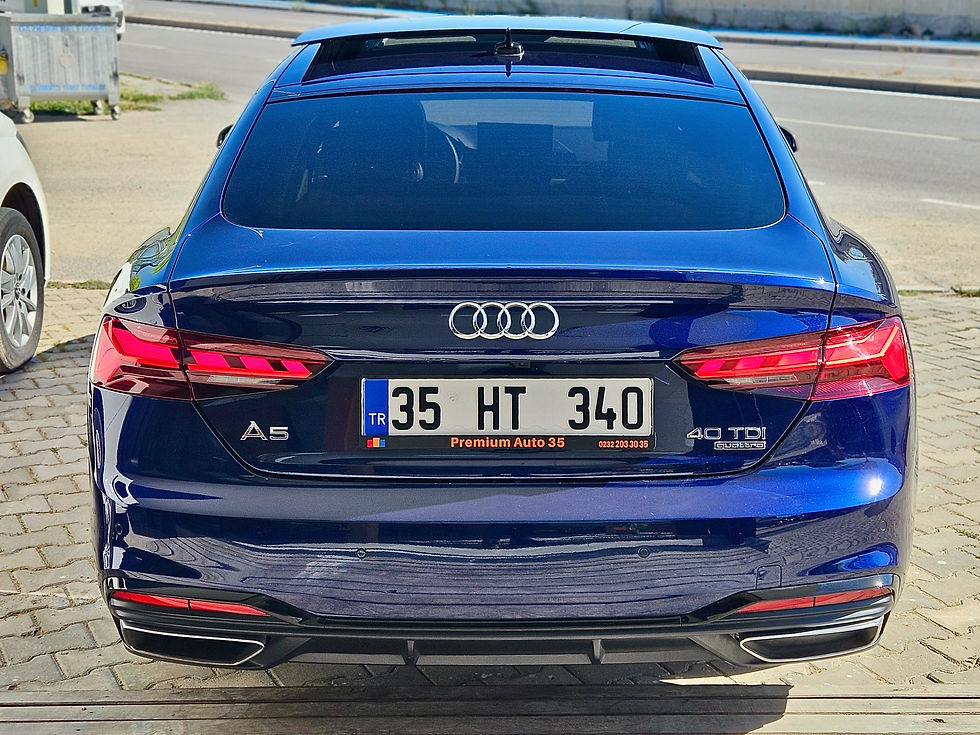Küçük resim: 2023 Model Audi A5 Sportback 40 TDI quattro 204 hp S line S tronic Navarra Mavi