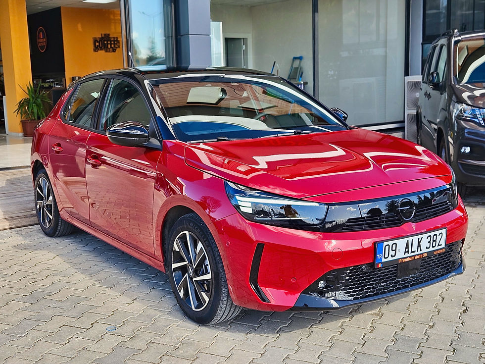 2024 Model Opel Corsa GS 1.2 Turbo 100 HP Benzin AT8 Kardio Kırmızı