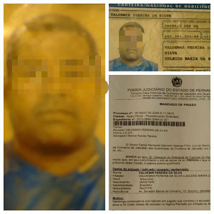 MALHAS DA LEI CUMPRE MANDADO DE PRISÃO