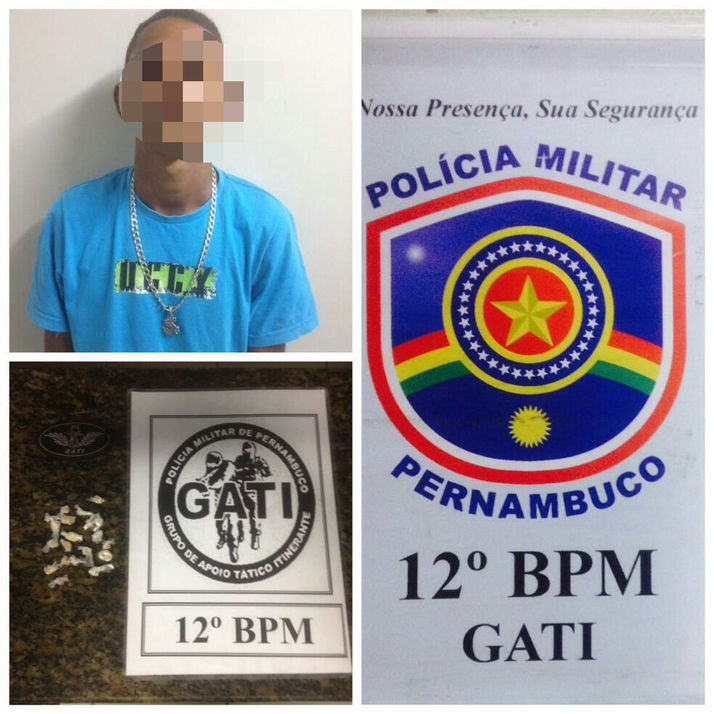 MENOR É APREENDIDO COM 20 PEDRAS DE CRACK