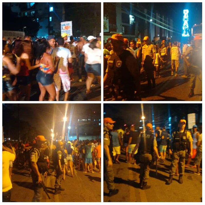 POLÍCIA MILITAR GARANTE SEGURANÇA NO BLOCO MOSCA FOLIA
