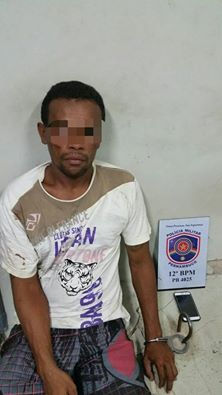 PRESO ELEMENTO POR ROUBO NO BAIRRO DA VÁRZEA