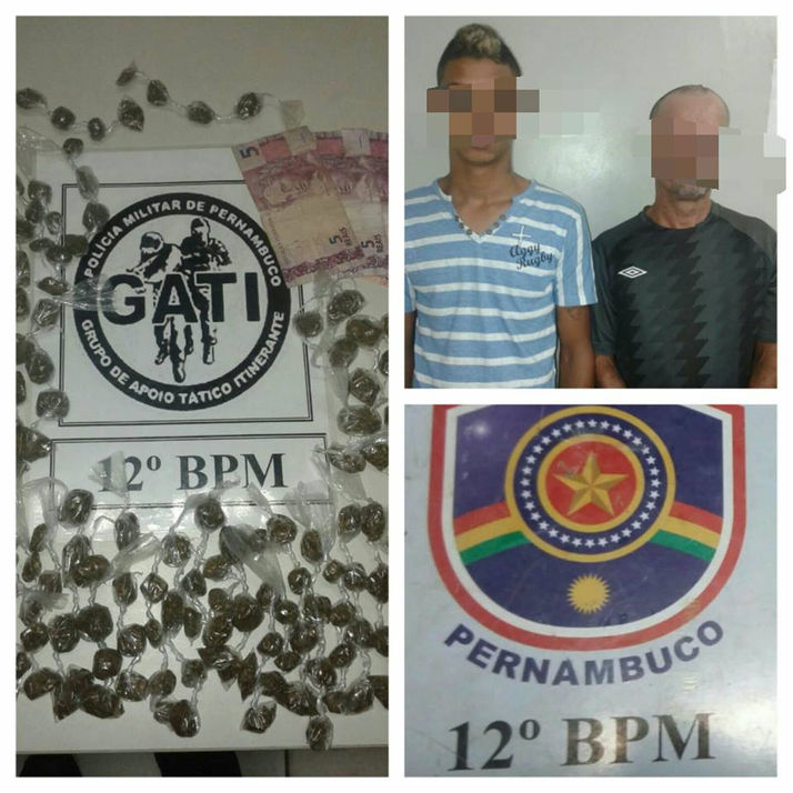 PRISÃO DE ELEMENTOS POR TRÁFICO DE DROGAS