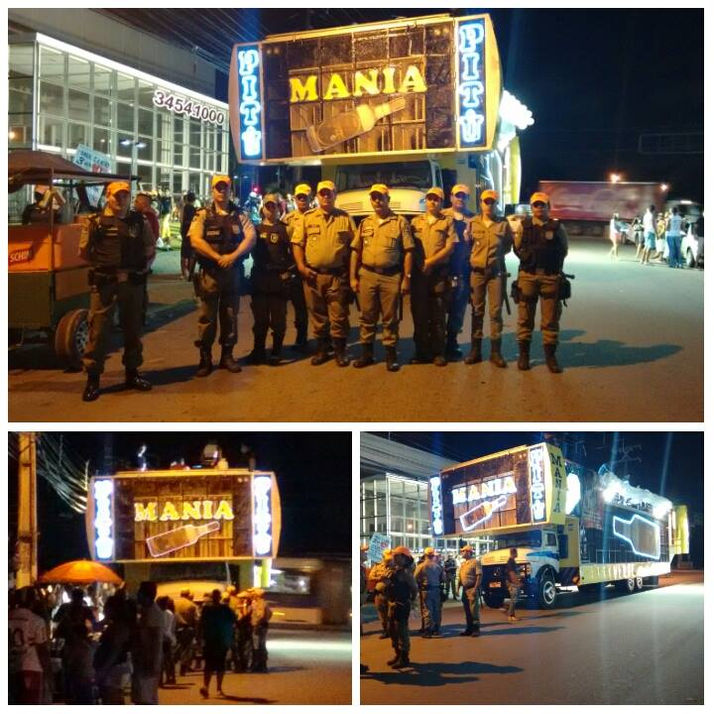 POLÍCIA MILITAR GARANTE SEGURANÇA NO BLOCO CAXITO FOLIA