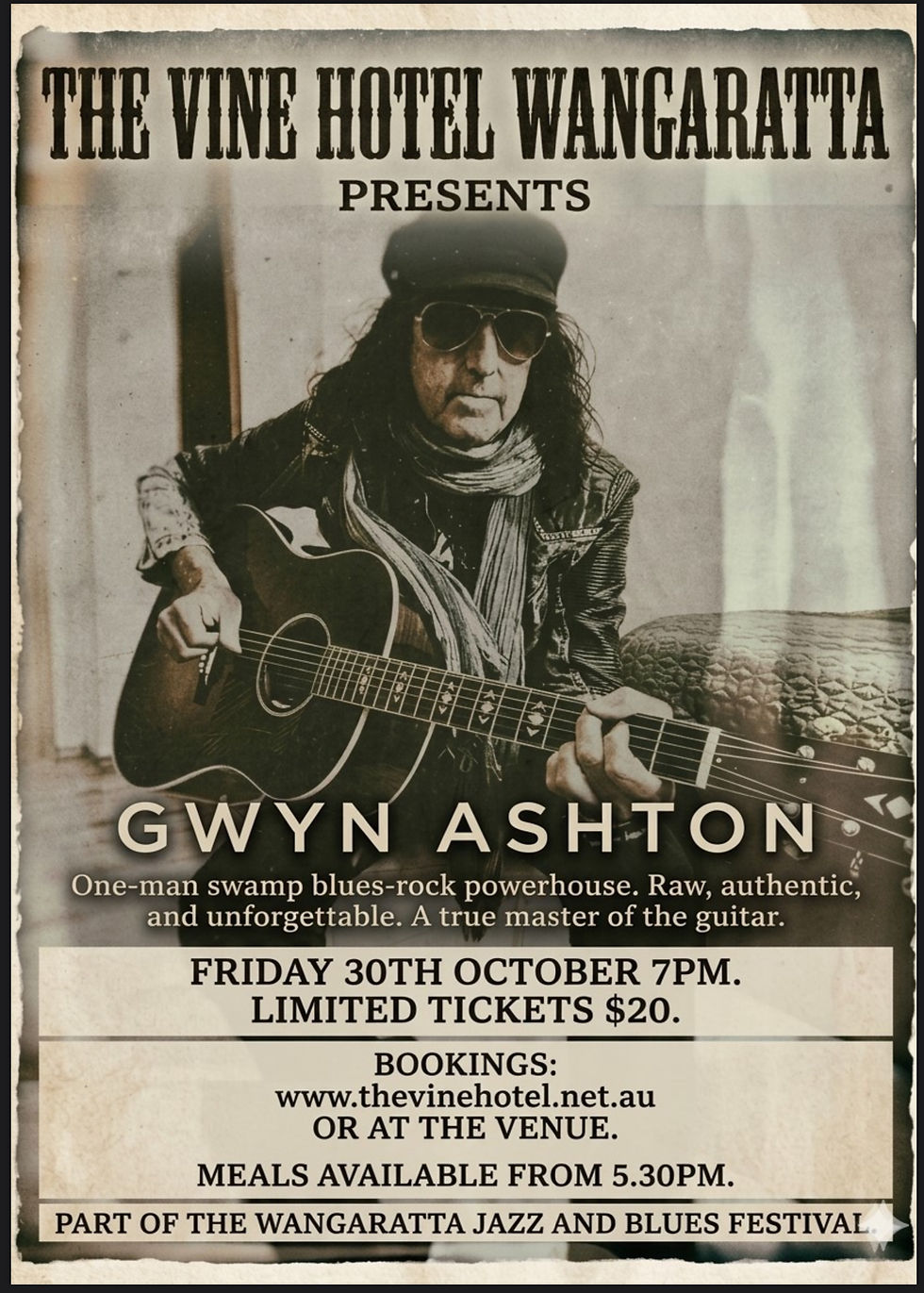Gwyn Ashton, Roots, Blues & Beyond live.