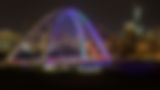 Edmonton bridge at night