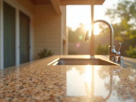 Choosing the Right Outdoor Kitchen Countertops for the Texas Summer Heat