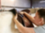Saddle Fitting checking an Albion K2 GP saddle