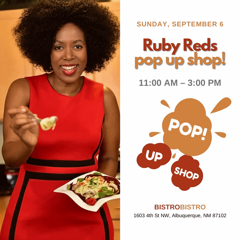 Ruby Reds Pop Up Shop NM Graphic