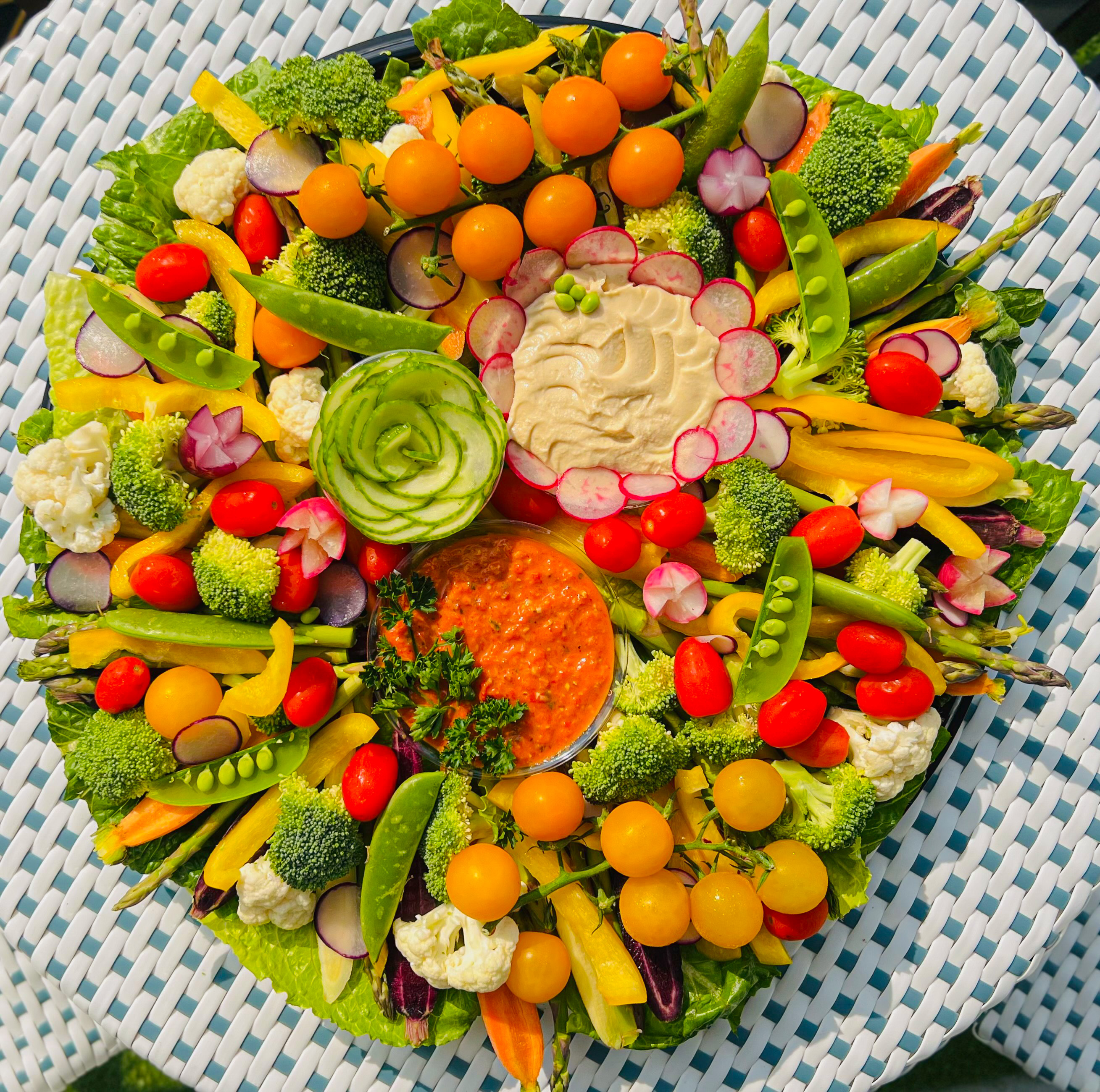 Arranged Food and Objects