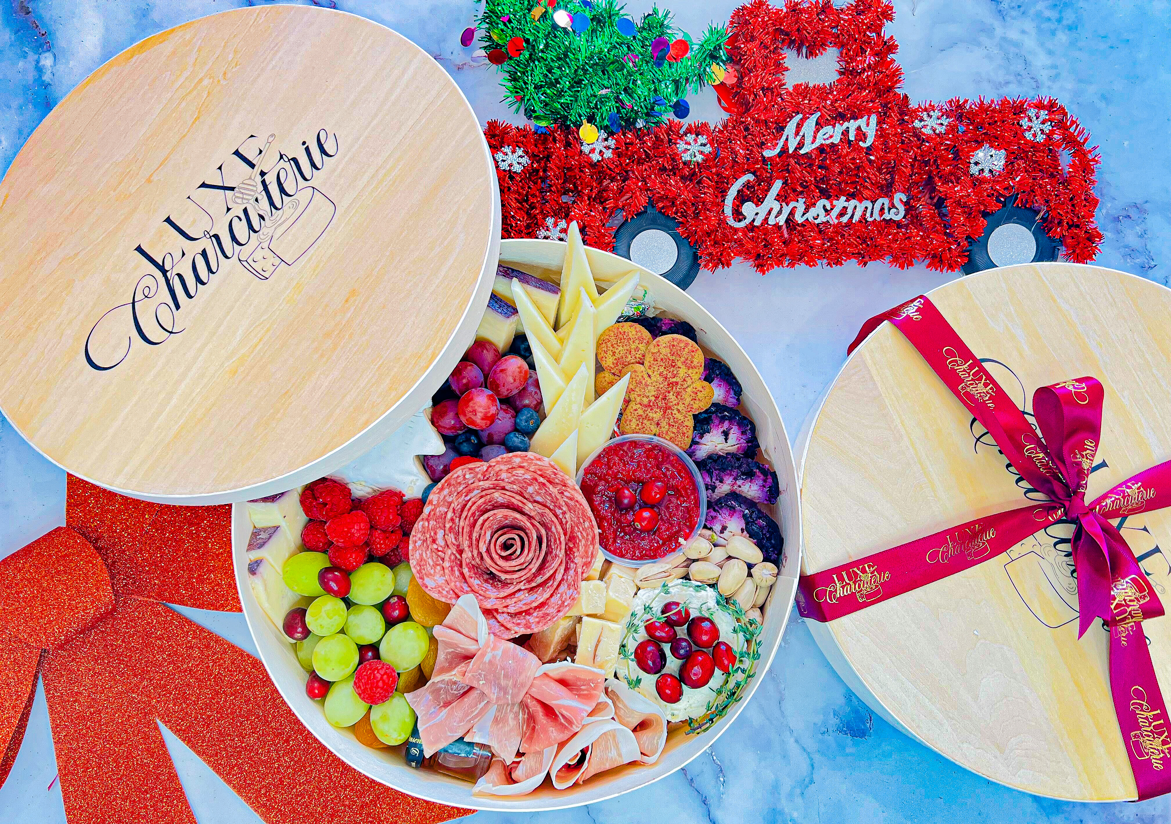 Arranged Food and Objects