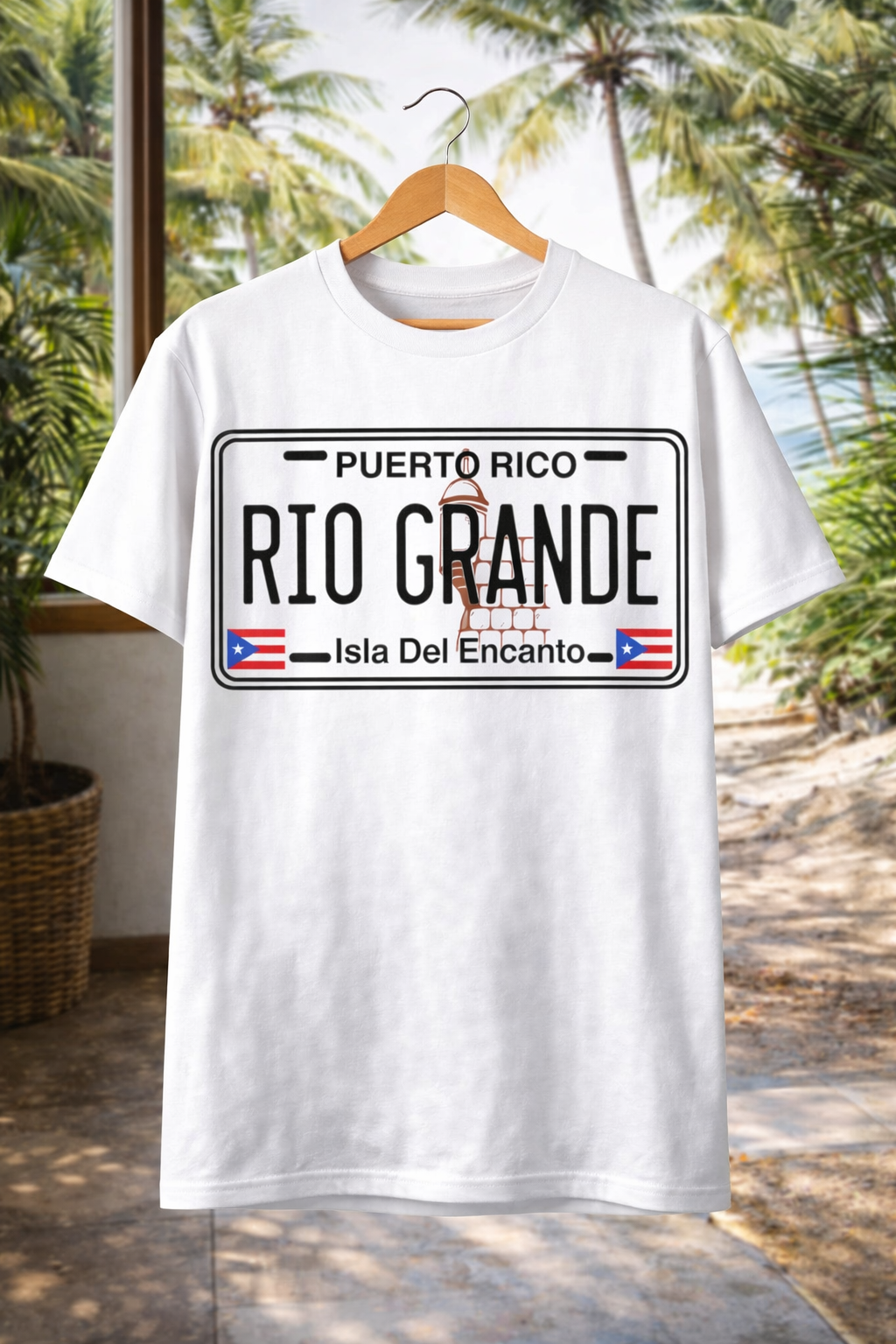 Puerto Rico Plate. Feel the Flow. 🇵🇷 Camiseta PR